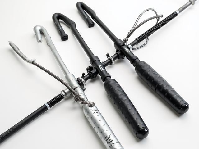 Aluminium en carbon lawinesondes